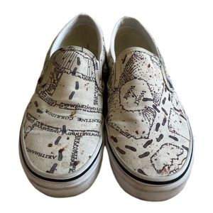 Vans Harry Potter Marauders Map Slip Ons